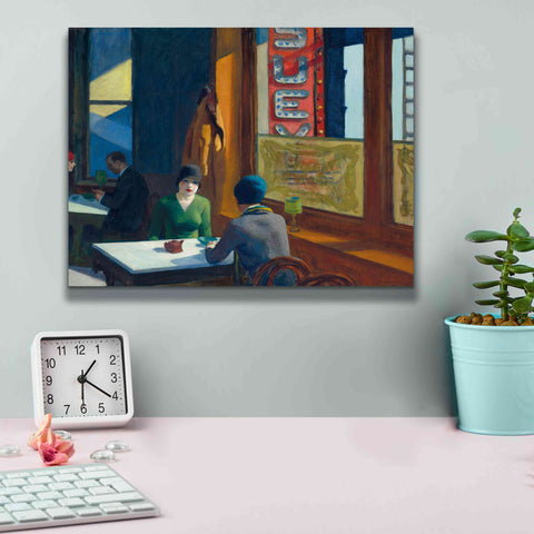Image of 'Chop Suey' by Edward Hopper, Giclee Canvas Wall Art,16x12