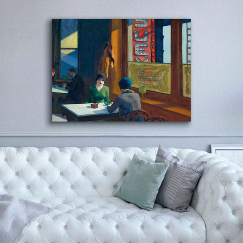 Image of 'Chop Suey' by Edward Hopper, Giclee Canvas Wall Art,54x40
