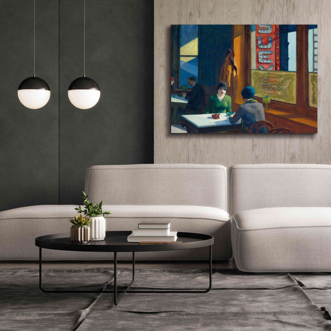 Image of 'Chop Suey' by Edward Hopper, Giclee Canvas Wall Art,54x40