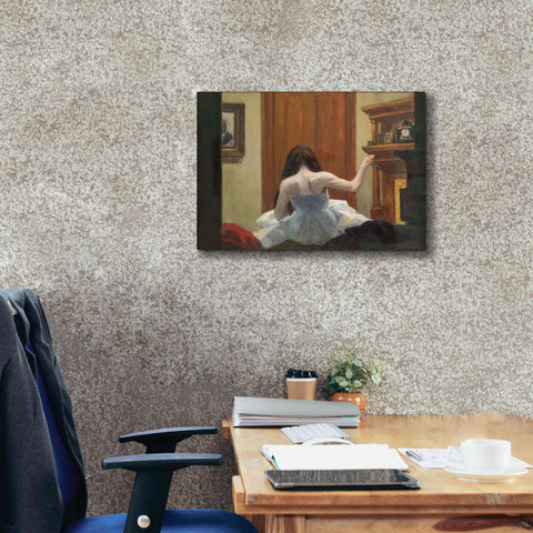 Image of 'New York Interior, c. 1921' by Edward Hopper, Giclee Canvas Wall Art,24x20