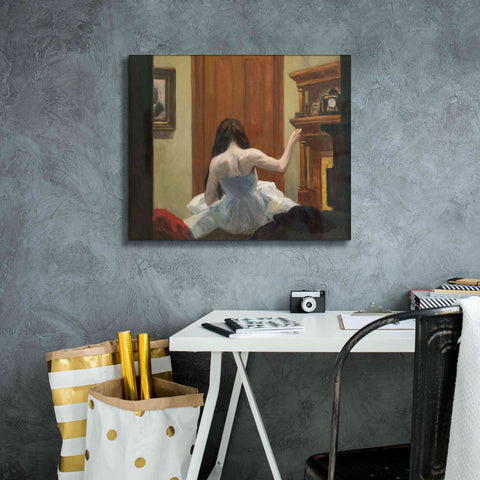 Image of 'New York Interior, c. 1921' by Edward Hopper, Giclee Canvas Wall Art,24x20