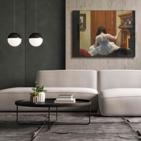 Image of 'New York Interior, c. 1921' by Edward Hopper, Giclee Canvas Wall Art,54x40