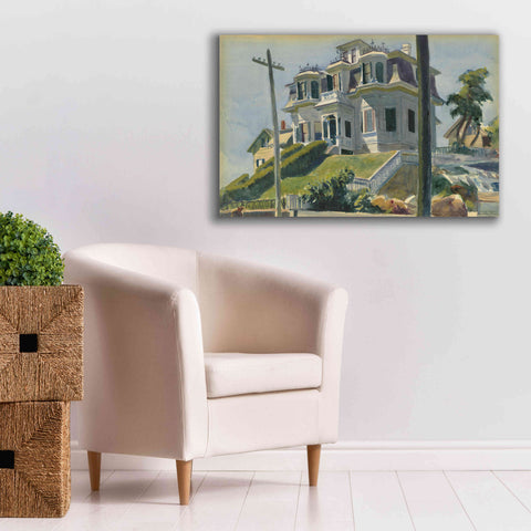 Image of 'Haskell's House, 1924' by Edward Hopper, Giclee Canvas Wall Art,40x26
