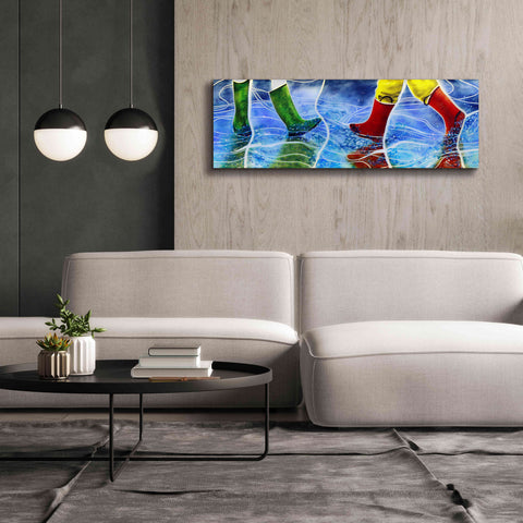 Image of 'Water' by Rita Shimelfarb, Giclee Canvas Wall Art,60x20