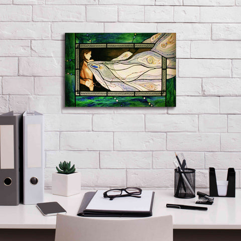 Image of 'Un-Wound' by Rita Shimelfarb, Giclee Canvas Wall Art,18x12