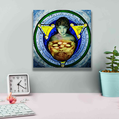 Image of 'Shiva' by Rita Shimelfarb, Giclee Canvas Wall Art,12x12