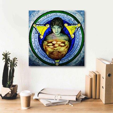 Image of 'Shiva' by Rita Shimelfarb, Giclee Canvas Wall Art,18x18