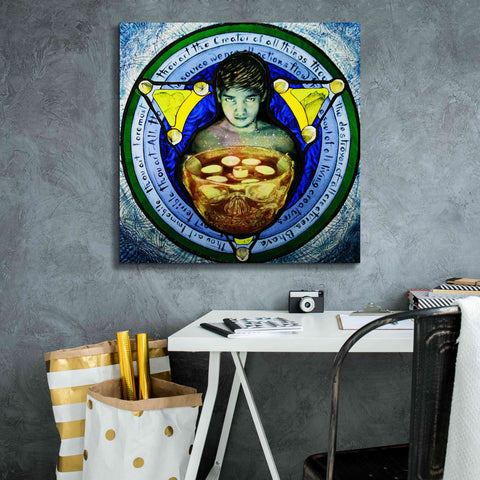 Image of 'Shiva' by Rita Shimelfarb, Giclee Canvas Wall Art,26x26