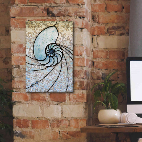 Image of 'Shell' by Rita Shimelfarb, Giclee Canvas Wall Art,12x18