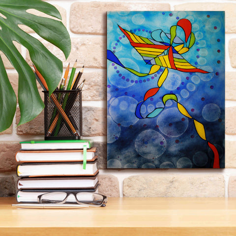 Image of 'Kite Transmitted' by Rita Shimelfarb, Giclee Canvas Wall Art,12x16