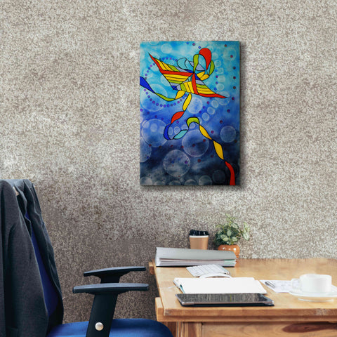 Image of 'Kite Transmitted' by Rita Shimelfarb, Giclee Canvas Wall Art,18x26