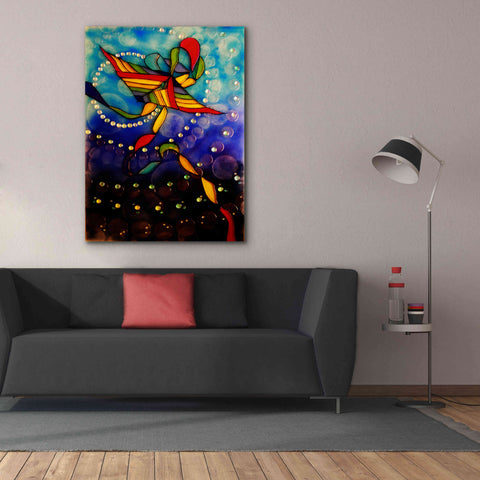 Image of 'Kite Reflected' by Rita Shimelfarb, Giclee Canvas Wall Art,40x54