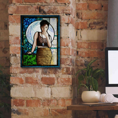 Image of 'Blueheart' by Rita Shimelfarb, Giclee Canvas Wall Art,12x16