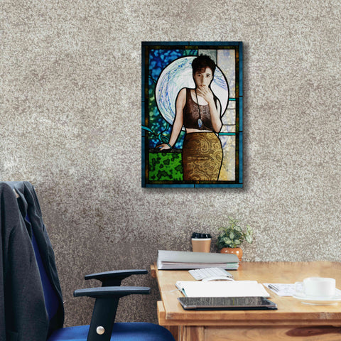 Image of 'Blueheart' by Rita Shimelfarb, Giclee Canvas Wall Art,18x26