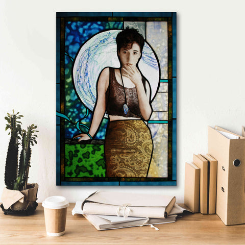 Image of 'Blueheart' by Rita Shimelfarb, Giclee Canvas Wall Art,18x26