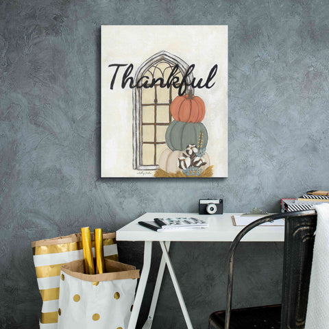 Image of 'Fall Thankful' by Ashley Justice, Giclee Canvas Wall Art,20x24