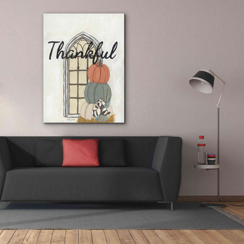 Image of 'Fall Thankful' by Ashley Justice, Giclee Canvas Wall Art,40x54