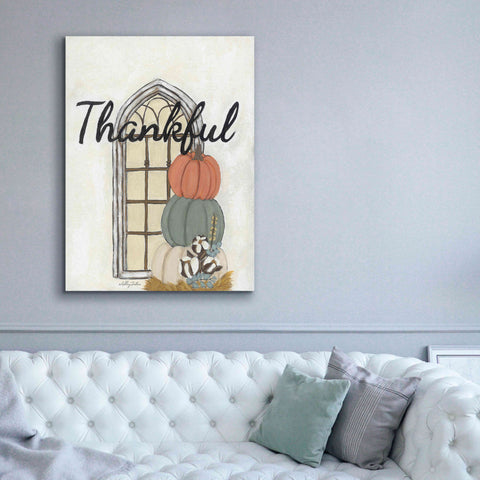 Image of 'Fall Thankful' by Ashley Justice, Giclee Canvas Wall Art,40x54