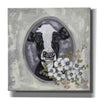 'Framed Cow' by Ashley Justice, Giclee Canvas Wall Art