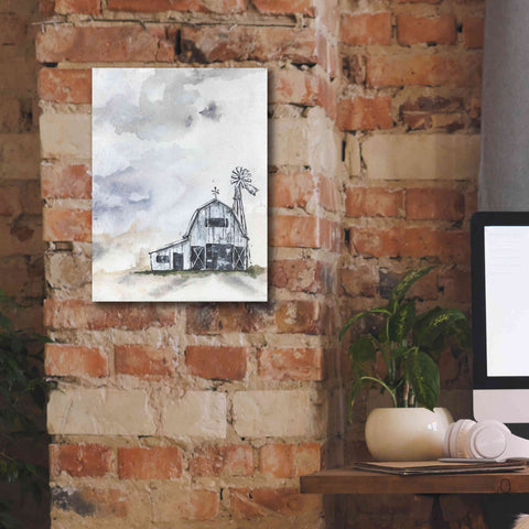 Image of 'Haven Mini Barn' by Julie Norkus, Giclee Canvas Wall Art,12x16