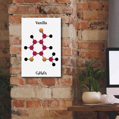 Image of 'Vanilla Molecule' by Epic Portfolio, Giclee Canvas Wall Art,12x18