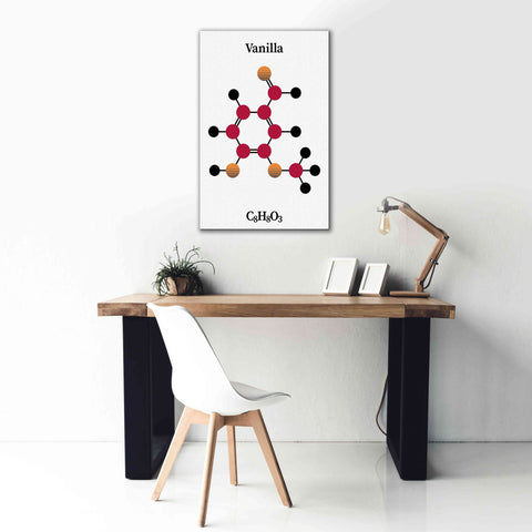 Image of 'Vanilla Molecule' by Epic Portfolio, Giclee Canvas Wall Art,26x40