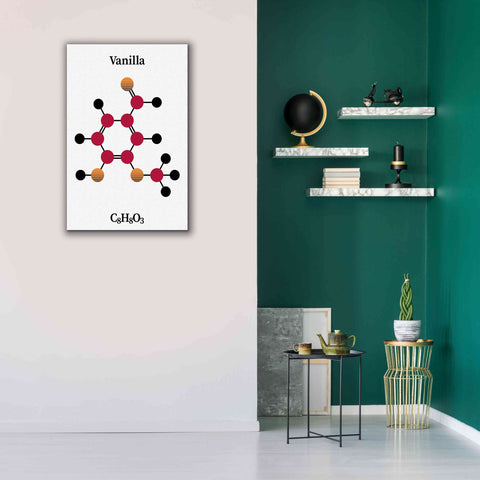 Image of 'Vanilla Molecule' by Epic Portfolio, Giclee Canvas Wall Art,26x40