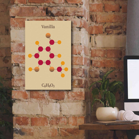 Image of 'Vanilla Molecule 2' by Epic Portfolio, Giclee Canvas Wall Art,12x18