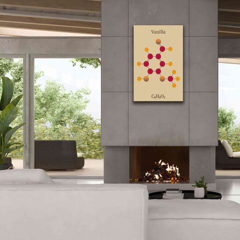 Image of 'Vanilla Molecule 2' by Epic Portfolio, Giclee Canvas Wall Art,26x40