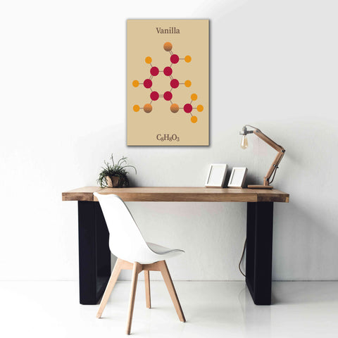 Image of 'Vanilla Molecule 2' by Epic Portfolio, Giclee Canvas Wall Art,26x40
