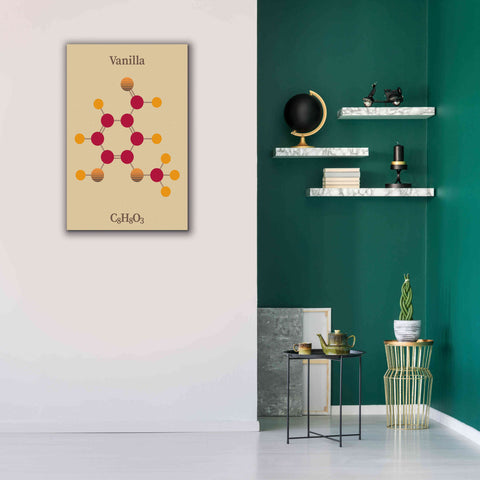 Image of 'Vanilla Molecule 2' by Epic Portfolio, Giclee Canvas Wall Art,26x40