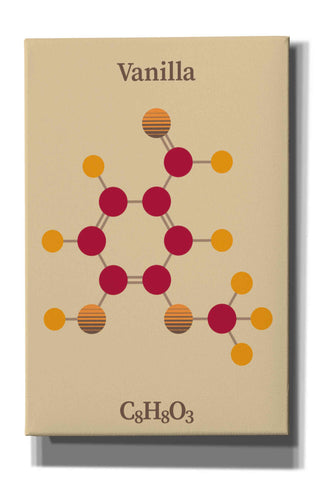 Image of 'Vanilla Molecule 2' by Epic Portfolio, Giclee Canvas Wall Art