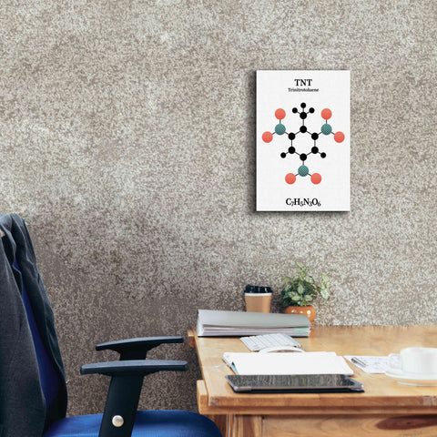 Image of 'TNT Molecule' by Epic Portfolio, Giclee Canvas Wall Art,12x18