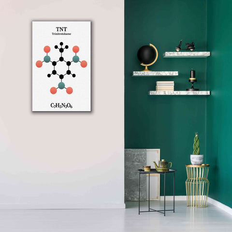 Image of 'TNT Molecule' by Epic Portfolio, Giclee Canvas Wall Art,26x40