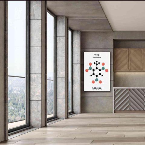 Image of 'TNT Molecule' by Epic Portfolio, Giclee Canvas Wall Art,40x60