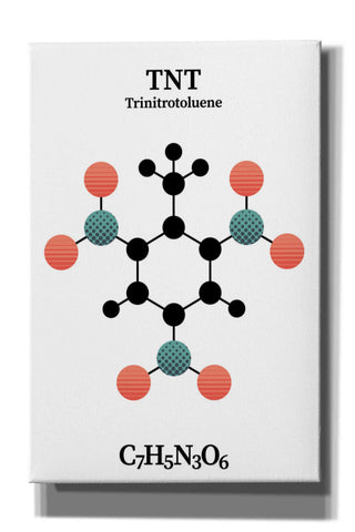 Image of 'TNT Molecule' by Epic Portfolio, Giclee Canvas Wall Art