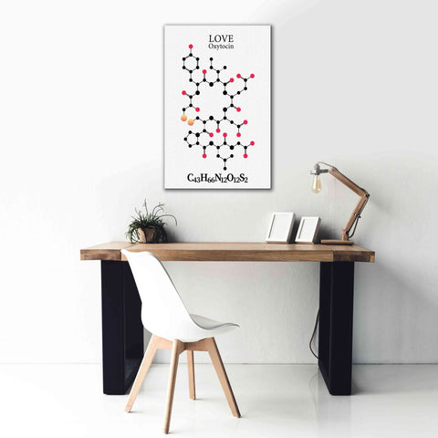 Image of 'Oxytocin Molecule' by Epic Portfolio, Giclee Canvas Wall Art,26x40