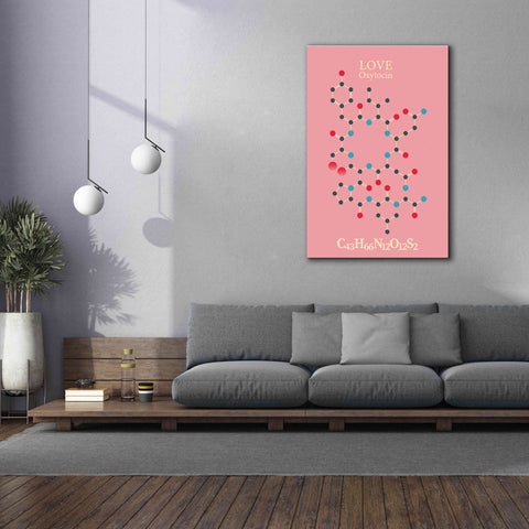 Image of 'Oxytocin Molecule 2' by Epic Portfolio, Giclee Canvas Wall Art,40x60