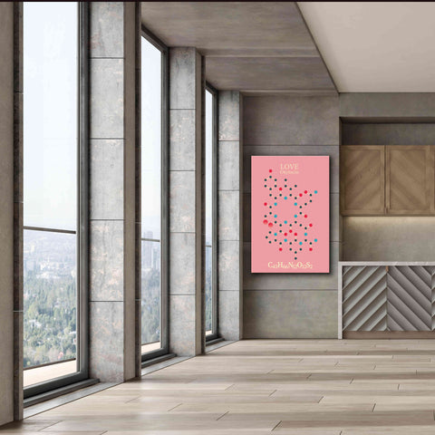 Image of 'Oxytocin Molecule 2' by Epic Portfolio, Giclee Canvas Wall Art,40x60