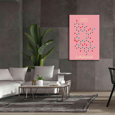 Image of 'Oxytocin Molecule 2' by Epic Portfolio, Giclee Canvas Wall Art,40x60