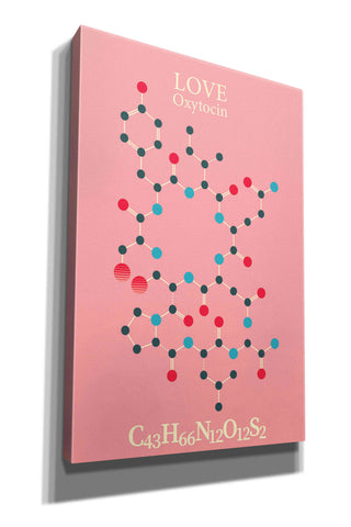 Image of 'Oxytocin Molecule 2' by Epic Portfolio, Giclee Canvas Wall Art