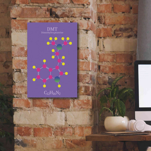 Image of 'DMT Molecule' by Epic Portfolio, Giclee Canvas Wall Art,12x18