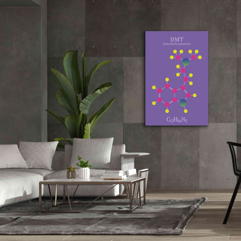 Image of 'DMT Molecule' by Epic Portfolio, Giclee Canvas Wall Art,40x60