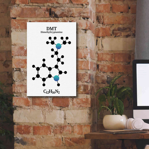 Image of 'DMT Molecule 2' by Epic Portfolio, Giclee Canvas Wall Art,12x18