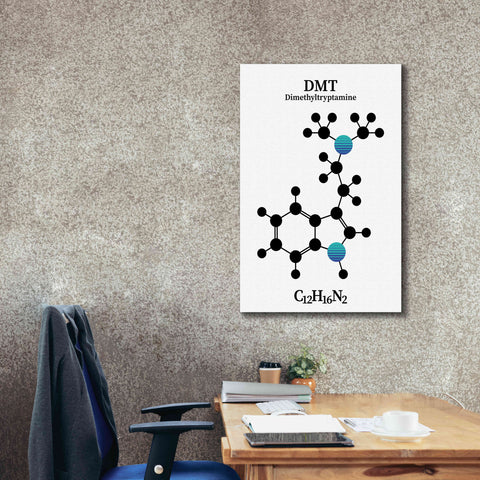 Image of 'DMT Molecule 2' by Epic Portfolio, Giclee Canvas Wall Art,26x40