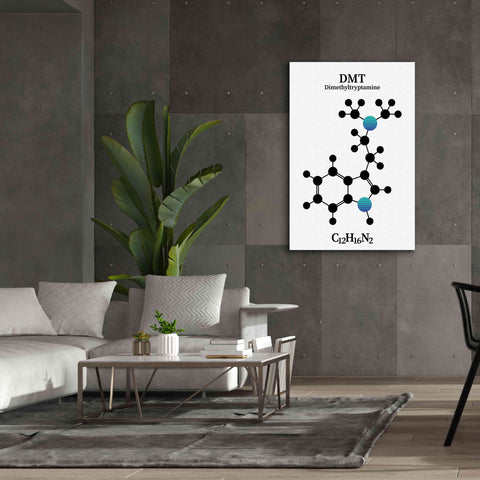 Image of 'DMT Molecule 2' by Epic Portfolio, Giclee Canvas Wall Art,40x60