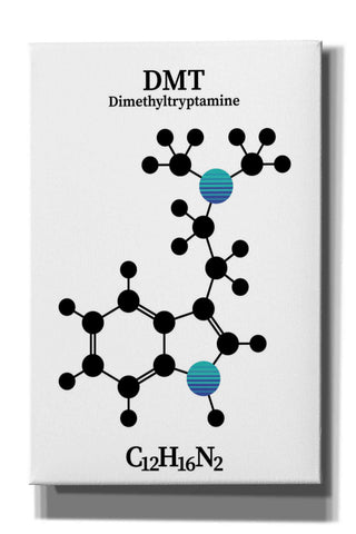 Image of 'DMT Molecule 2' by Epic Portfolio, Giclee Canvas Wall Art