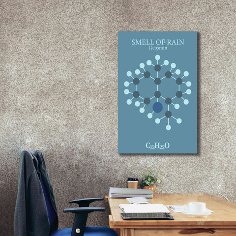 Image of 'Smell Of Rain Molecule 2' by Epic Portfolio, Giclee Canvas Wall Art,26x40
