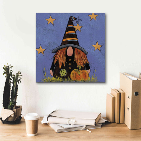 Image of 'Halloween Gnome' by Lisa Hilliker, Giclee Canvas Wall Art,18x18