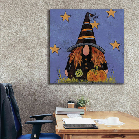 Image of 'Halloween Gnome' by Lisa Hilliker, Giclee Canvas Wall Art,37x37